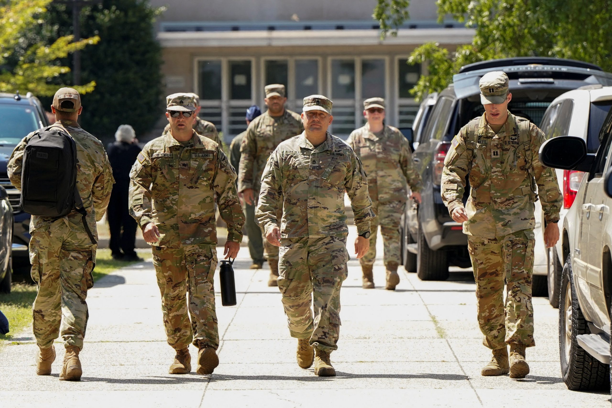 U.S. President Trump's deploys the National Guard and federalize the Metropolitan Police Department in Washington
