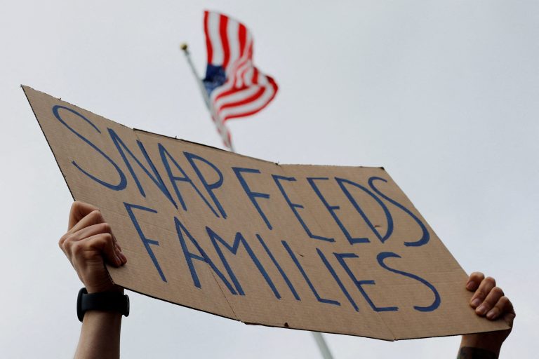 Rally for SNAP benefits in Boston